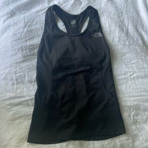 north face tank top, built in bra